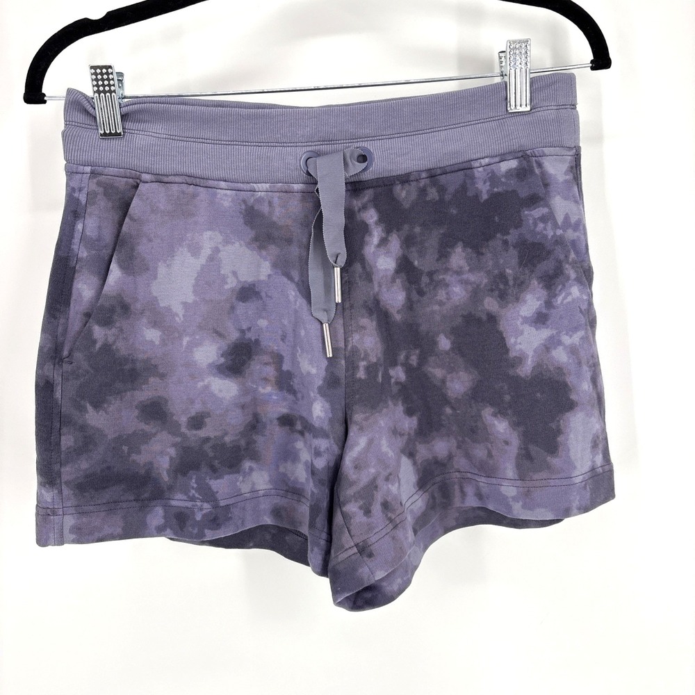 Athleta Balance Printed 4" Shortie Positive Latitudes Tempest Violet Small